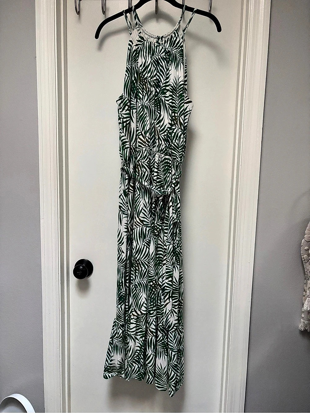 LOFT Tropical Print Maxi Dress Size S